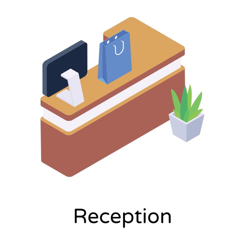 Reception and Counter vector