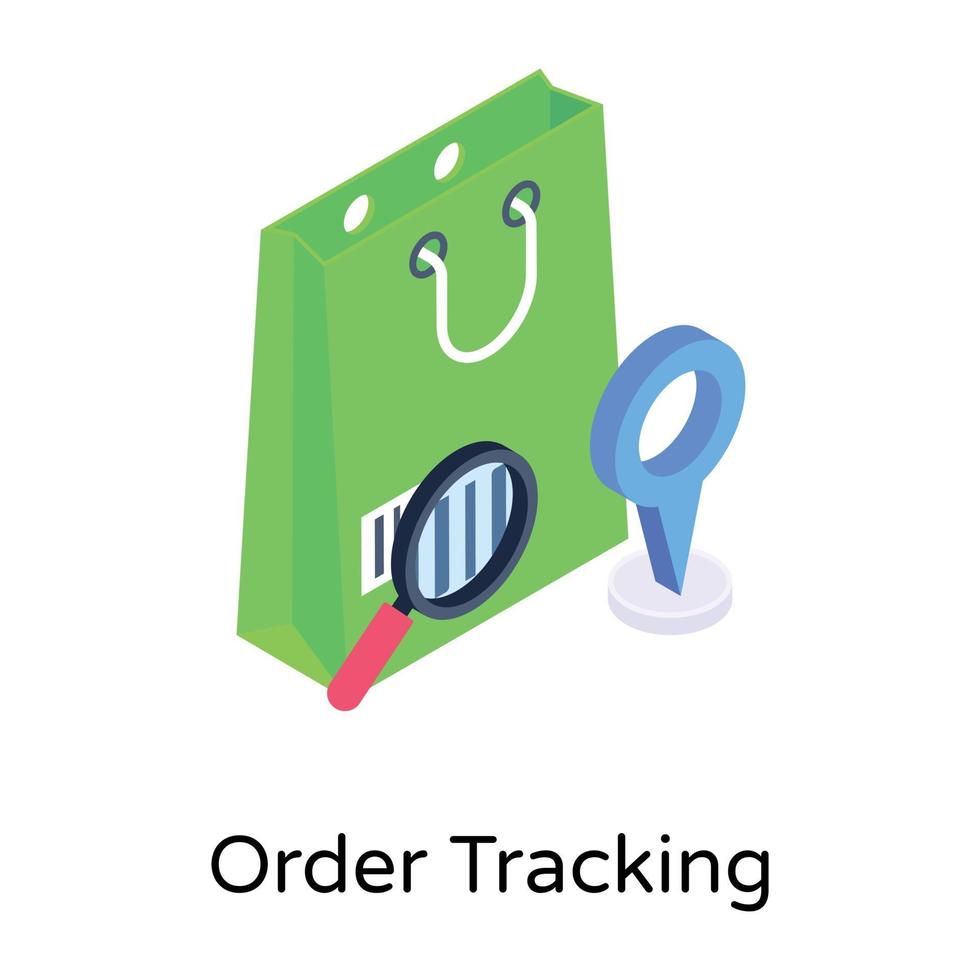Order Product  Tracking vector