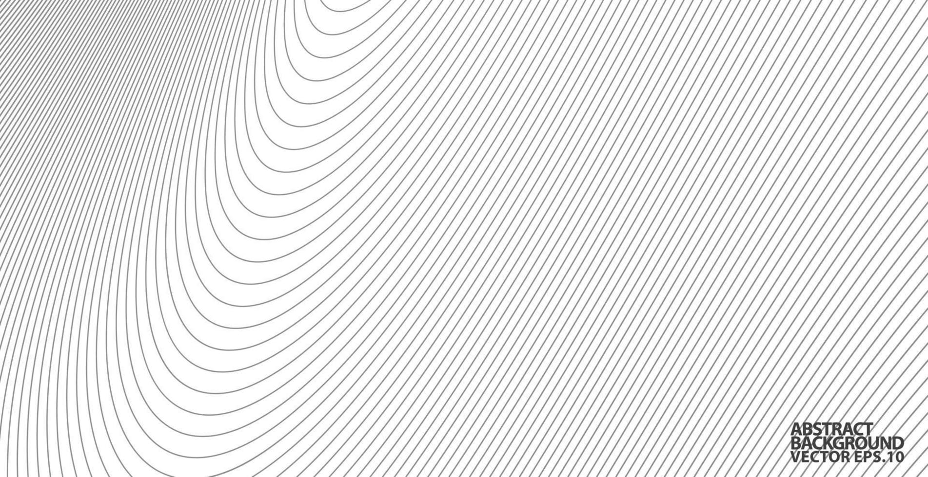 Fondo de círculo abstracto. gradiente retro línea patrón onda de sonido vector
