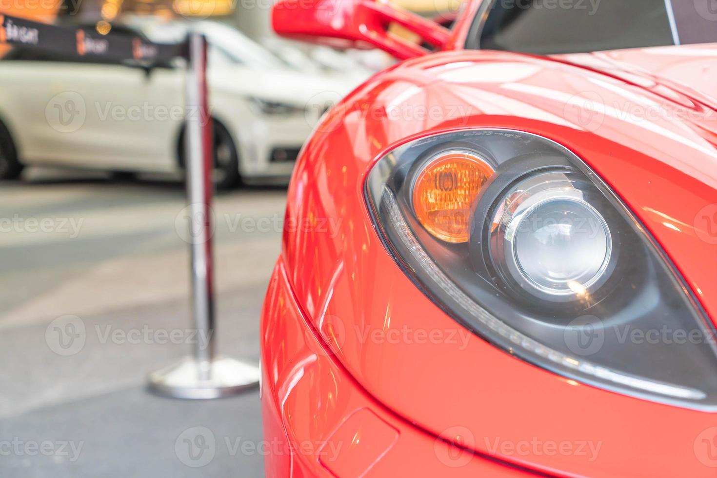 coche de la lámpara del faro foto