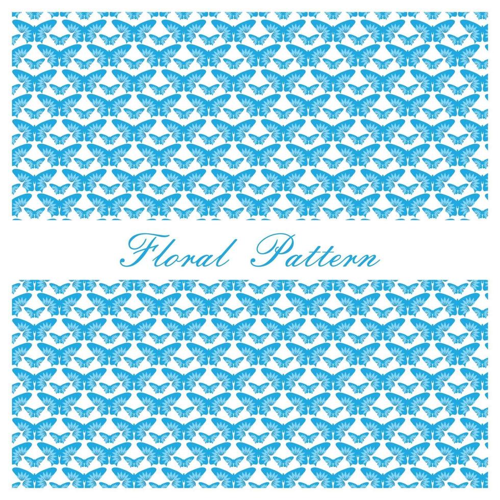 butterfly seamless pattern. butterfly illustration. vector pattern