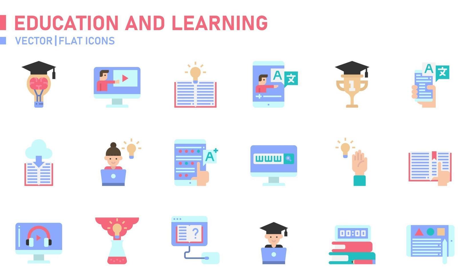 Education and Learning icon vector