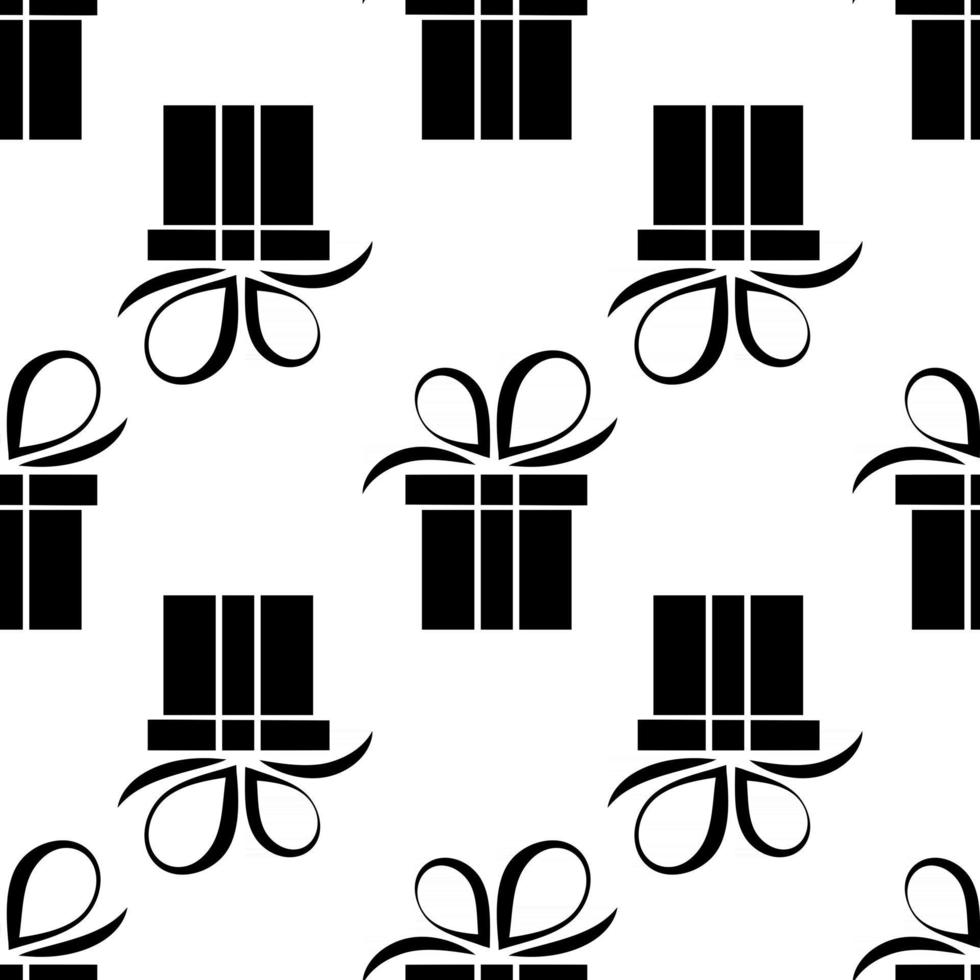 gift box seamless pattern vector