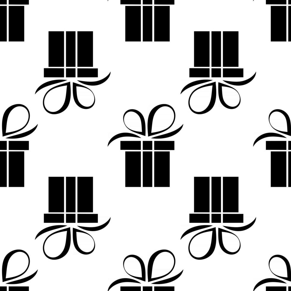 gift box seamless pattern vector