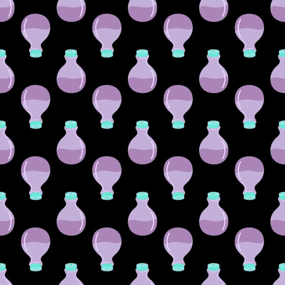 seamless pattern of elixir and potion vector