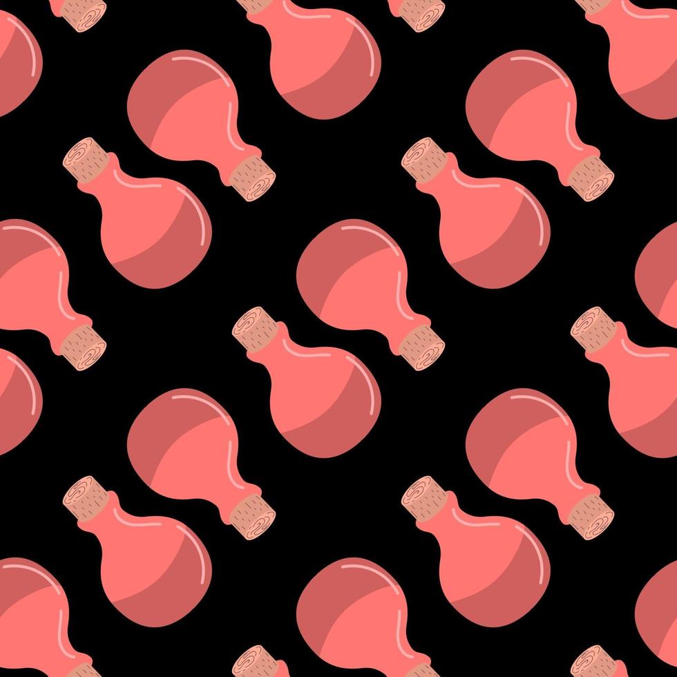 seamless pattern of elixir and potion vector