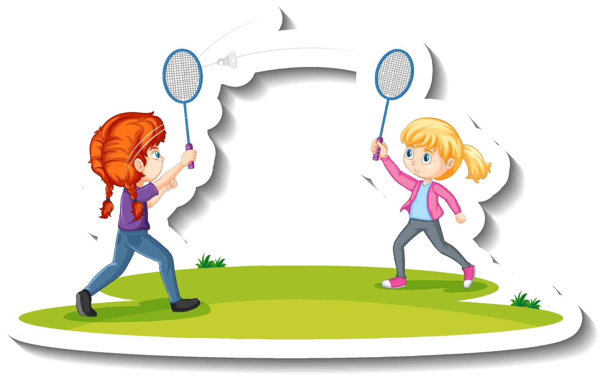 Play Badminton Vector Art, Icons, and Graphics for Free Download
