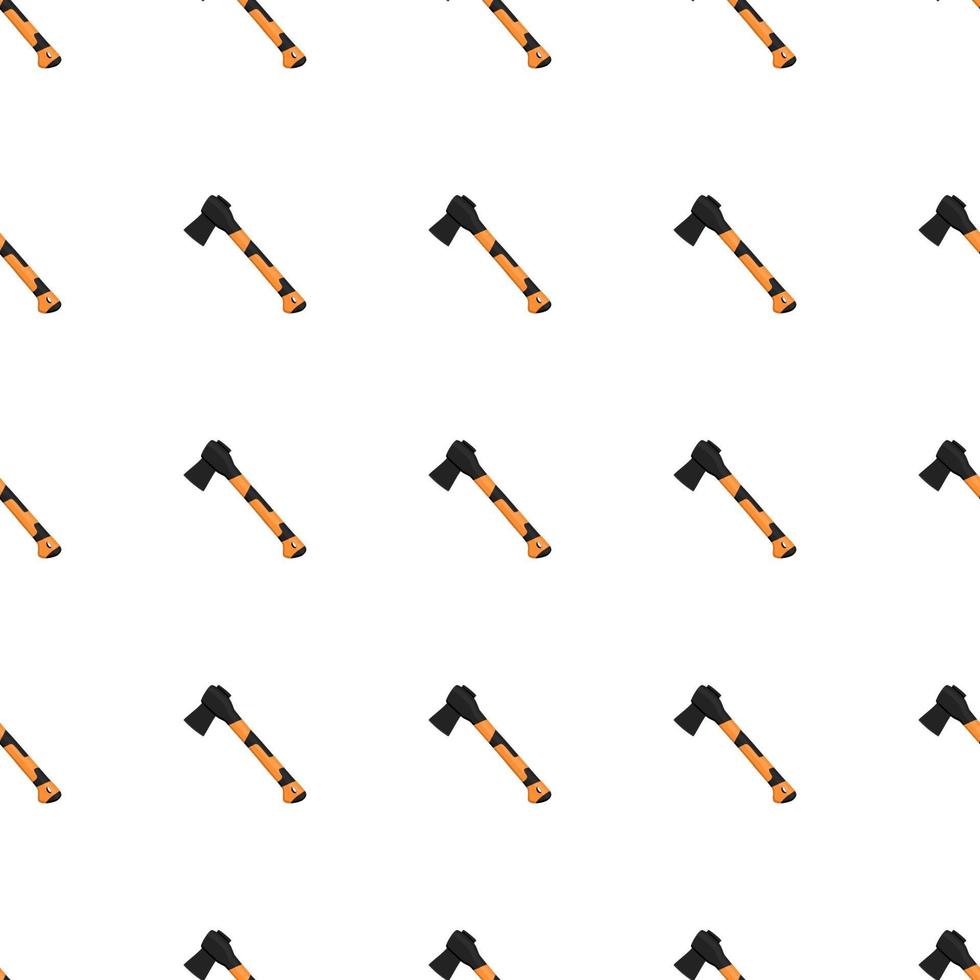 Illustration on theme pattern steel axes with wooden handle vector