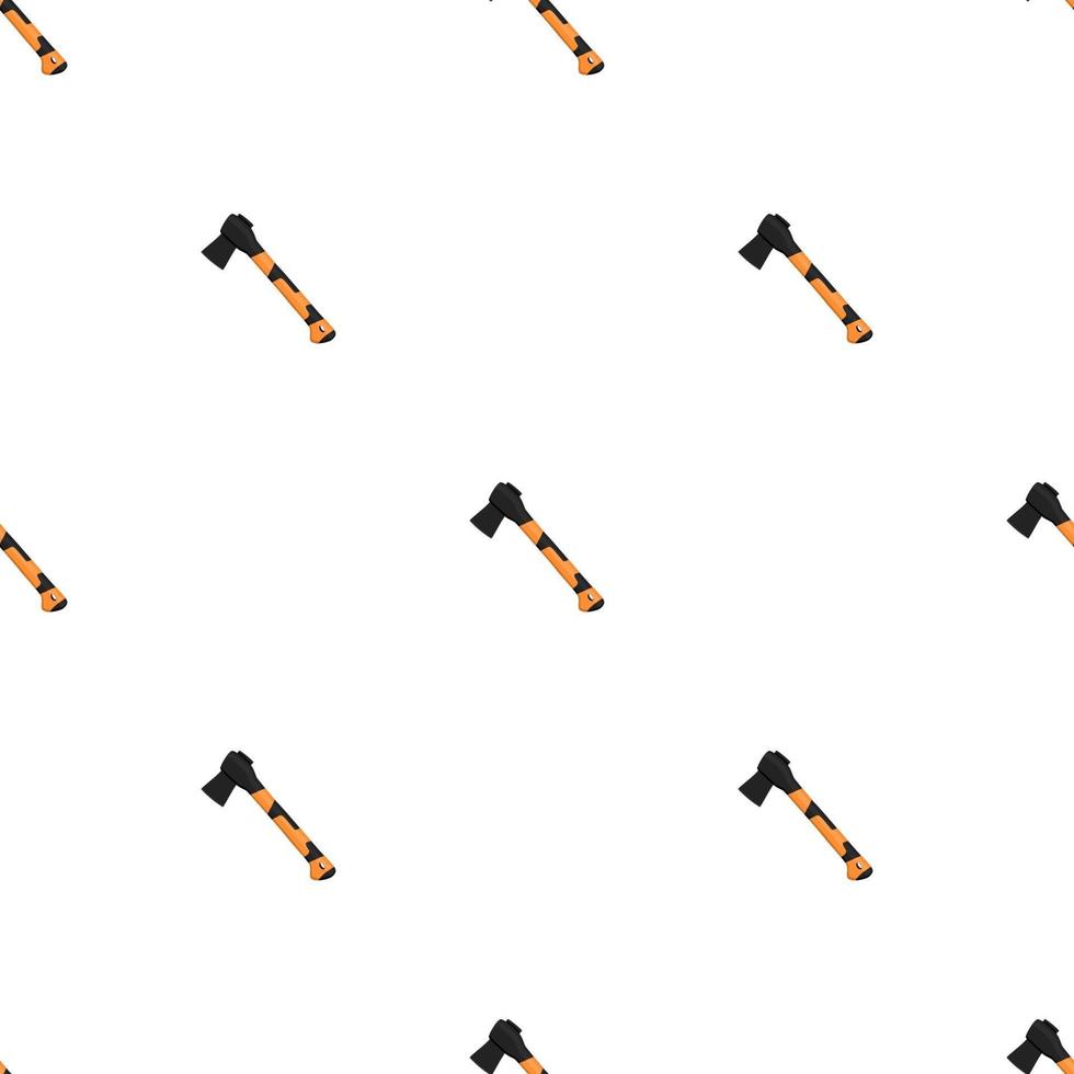 Illustration on theme pattern steel axes with wooden handle vector