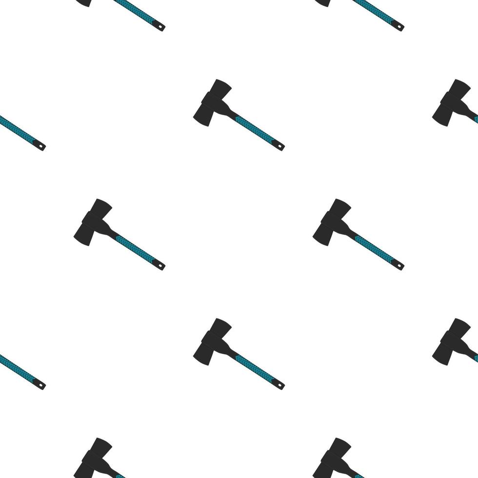 Illustration on theme pattern steel axes with wooden handle vector