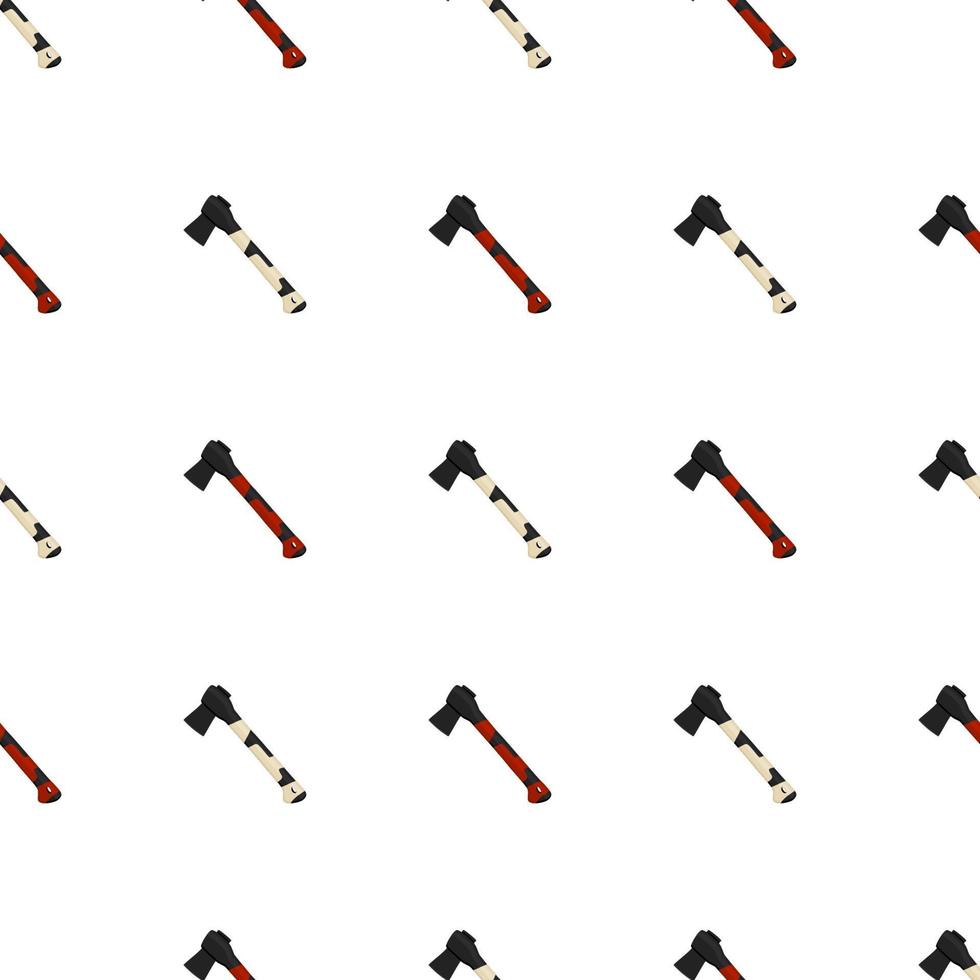 Illustration on theme pattern steel axes with wooden handle vector