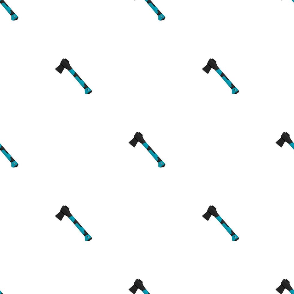 Illustration on theme pattern steel axes with wooden handle vector