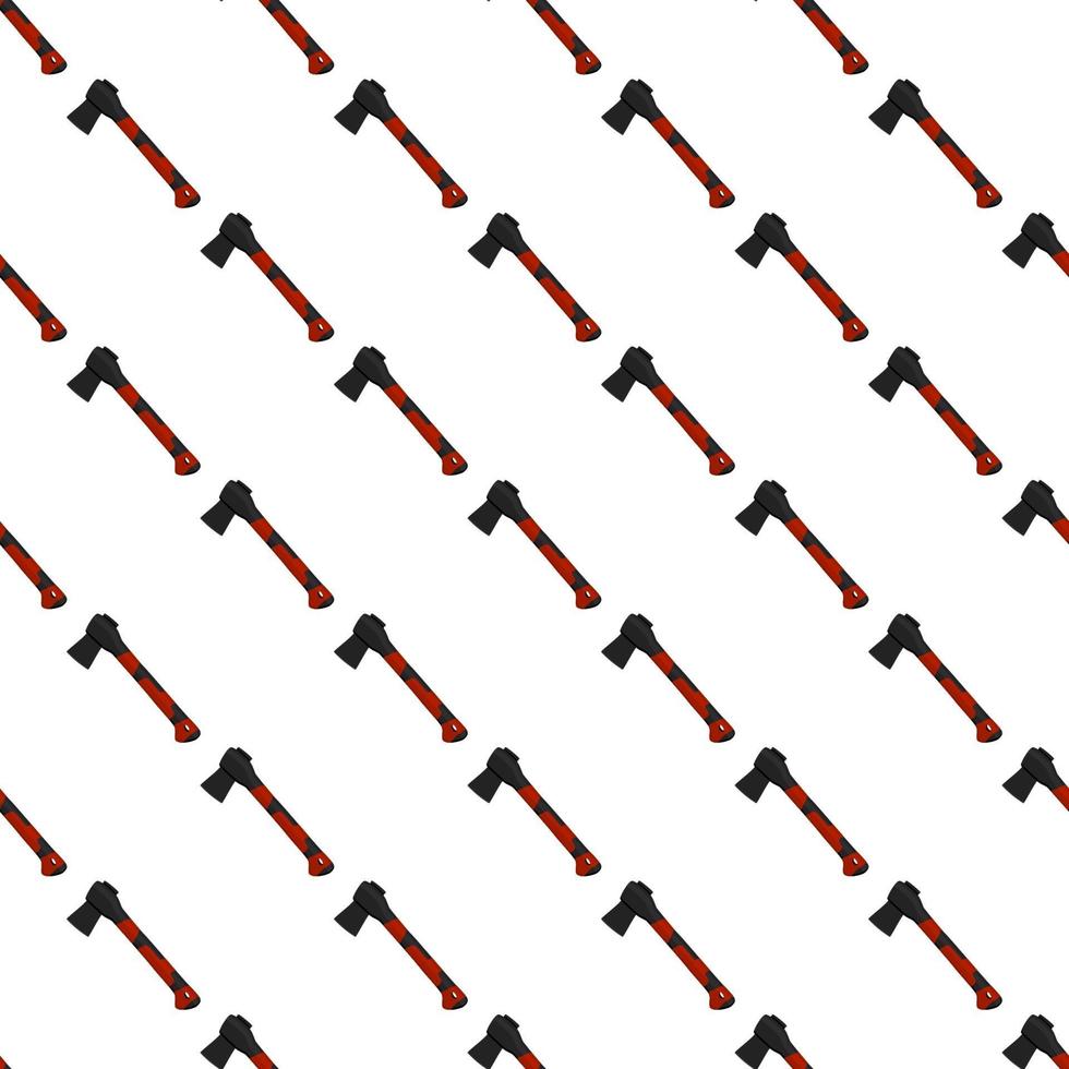 Illustration on theme pattern steel axes with wooden handle vector