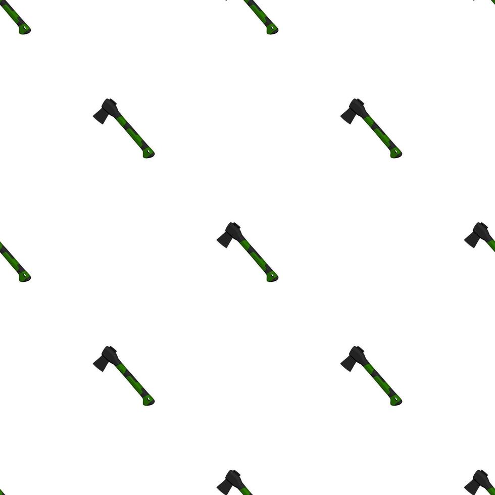 Illustration on theme pattern steel axes with wooden handle vector