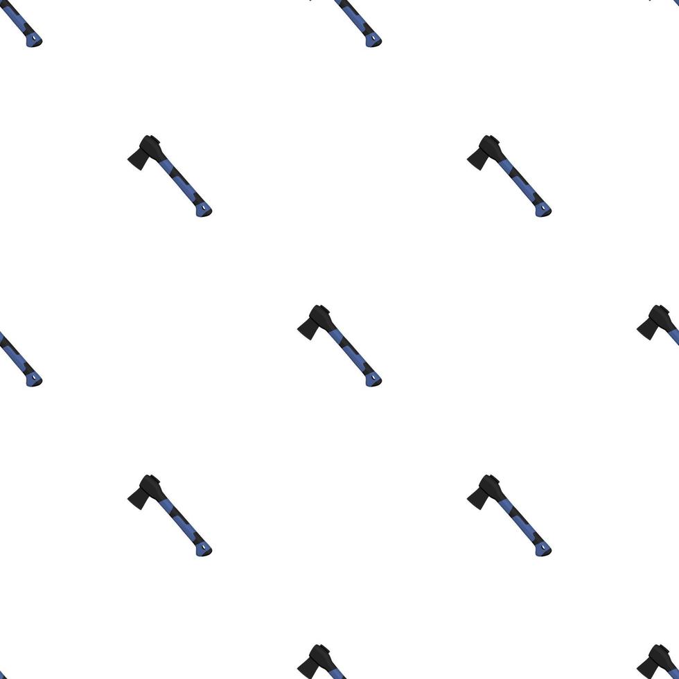 Illustration on theme pattern steel axes with wooden handle vector