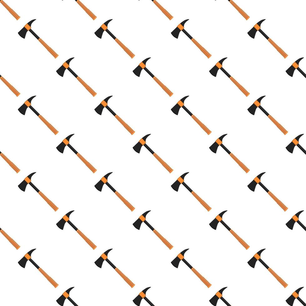 Illustration on theme pattern steel axes with wooden handle vector