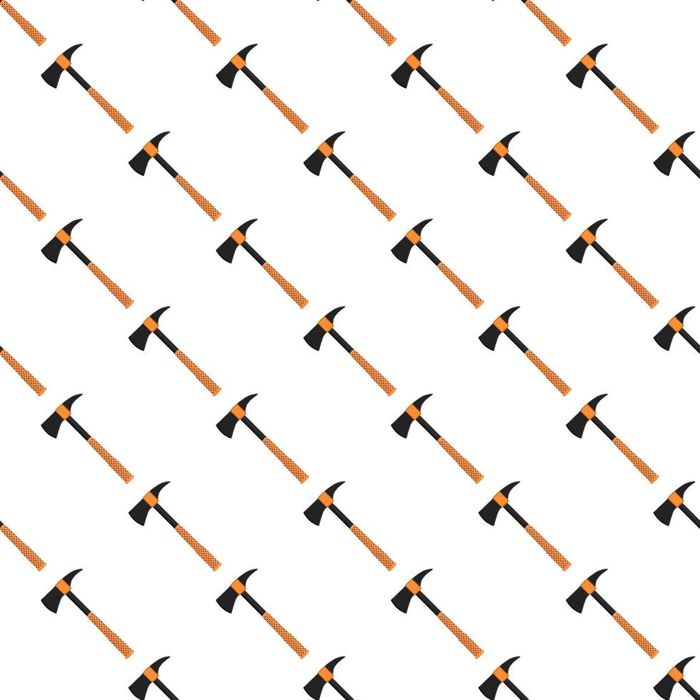 Illustration on theme pattern steel axes with wooden handle vector