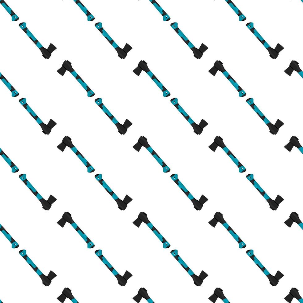 Illustration on theme pattern steel axes with wooden handle vector