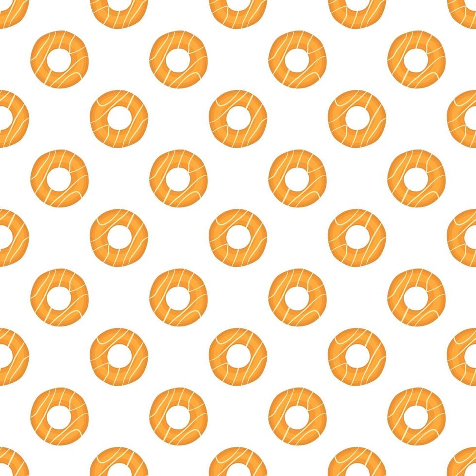 big set identical biscuit, kit colorful pastry cookie vector