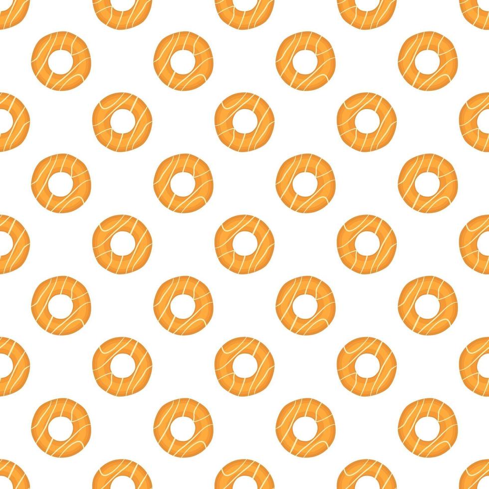 big set identical biscuit, kit colorful pastry cookie vector