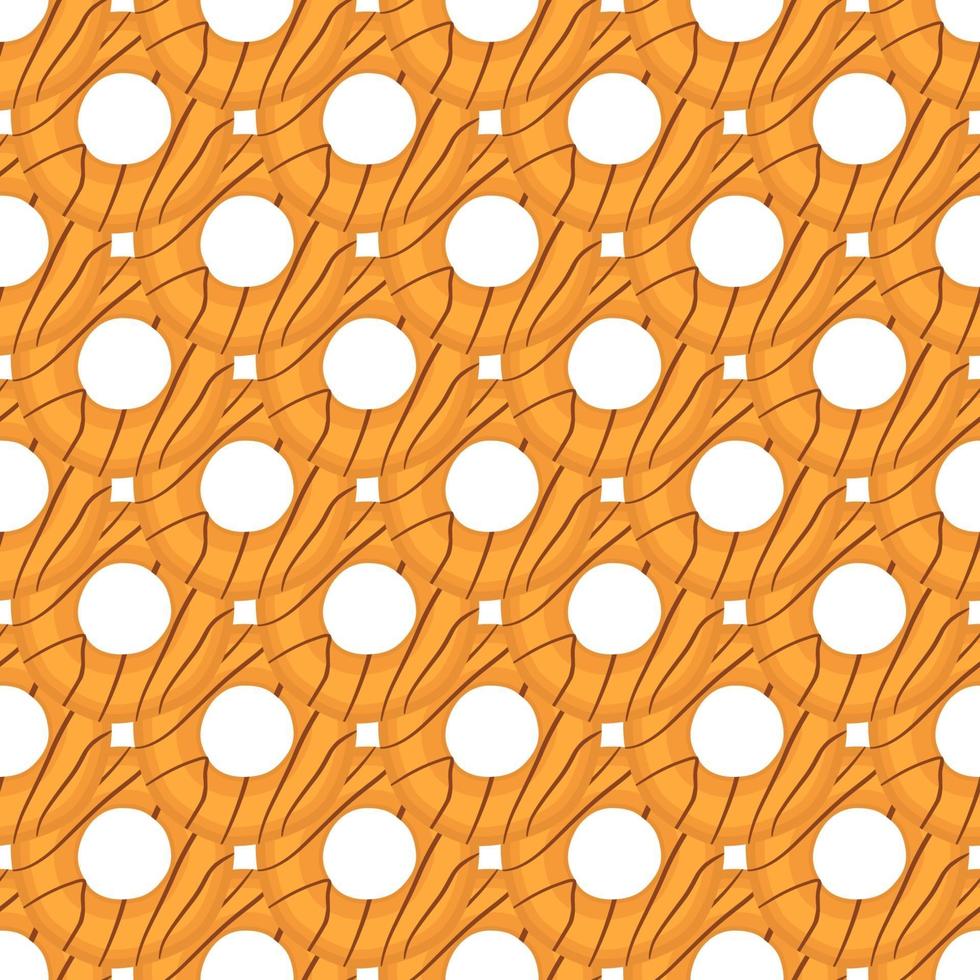 big set identical biscuit, kit colorful pastry cookie vector