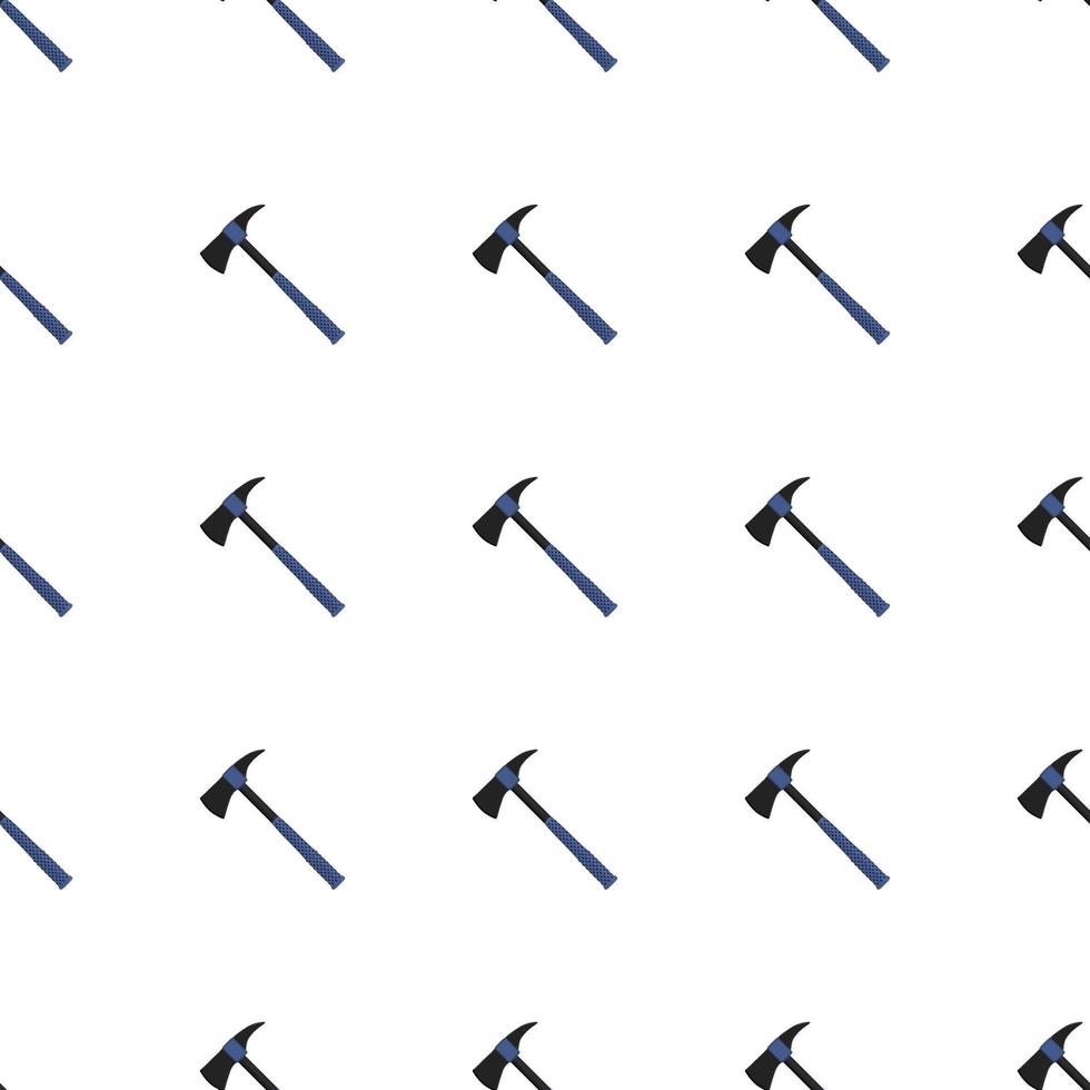 Illustration on theme pattern steel axes with wooden handle vector