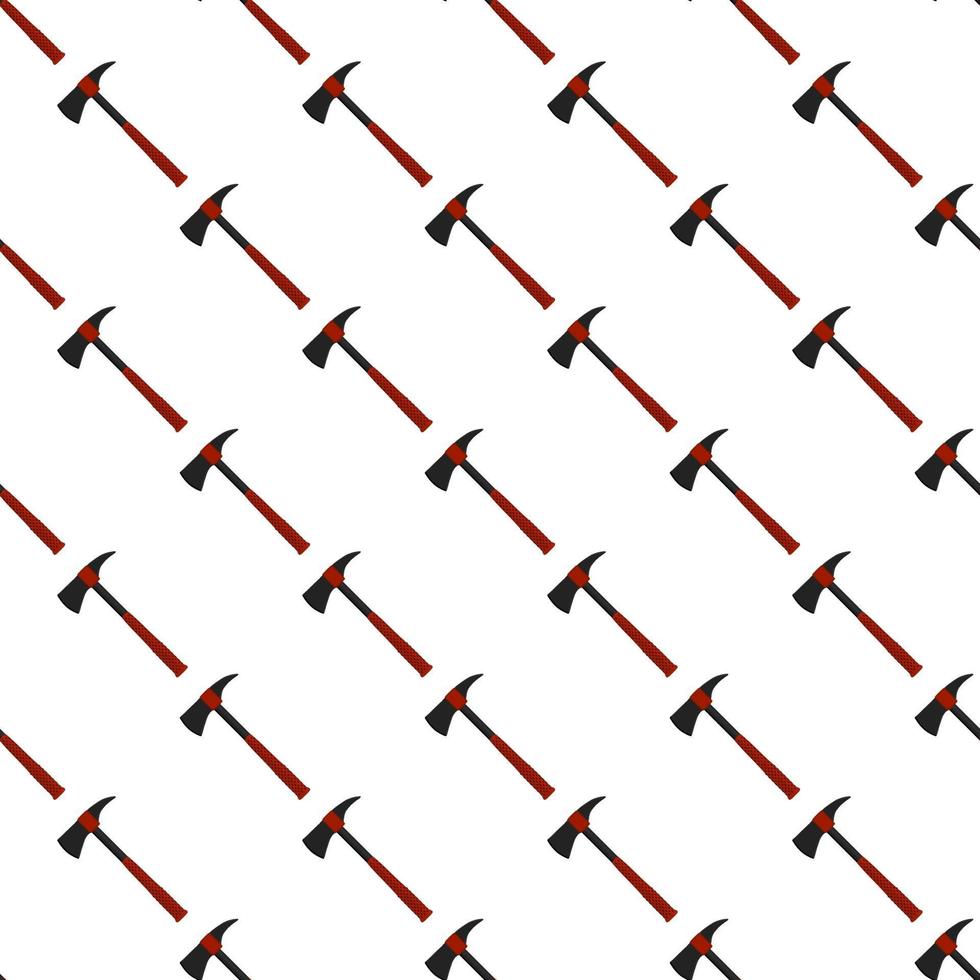 Illustration on theme pattern steel axes with wooden handle vector