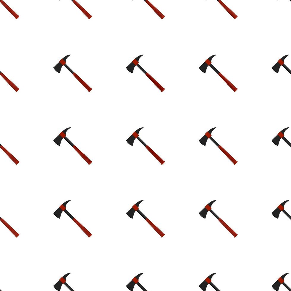 Illustration on theme pattern steel axes with wooden handle vector