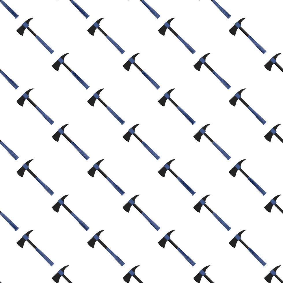Illustration on theme pattern steel axes with wooden handle vector