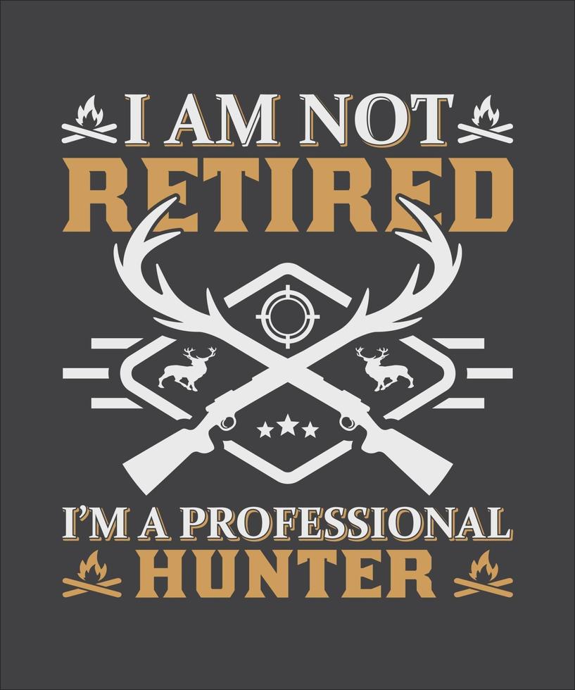 I m not retired vector