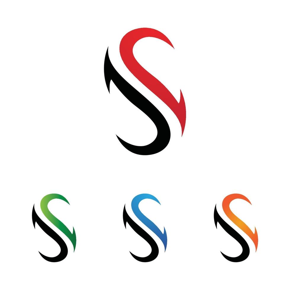 S logo and symbol vector image free