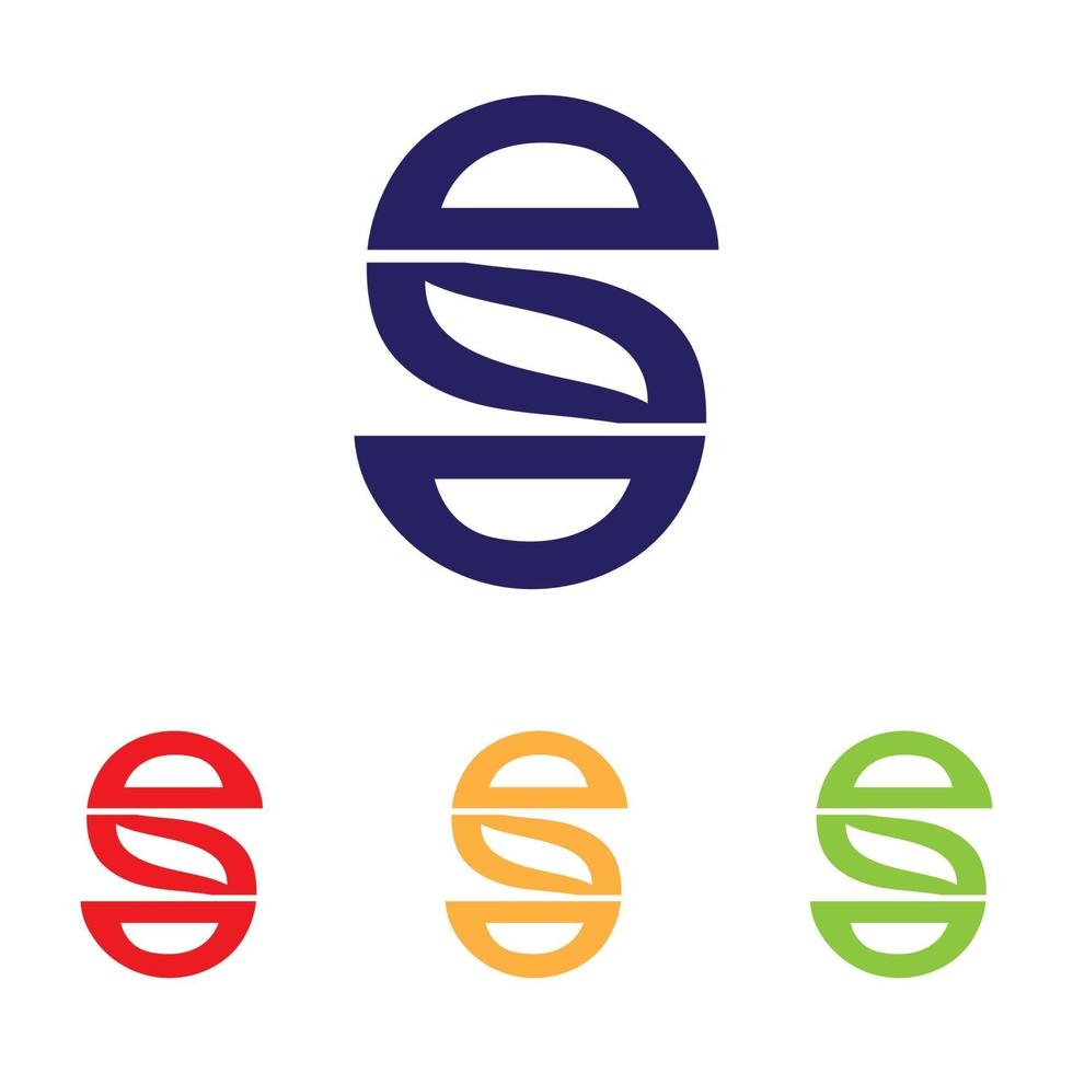 S logo and symbol vector image free