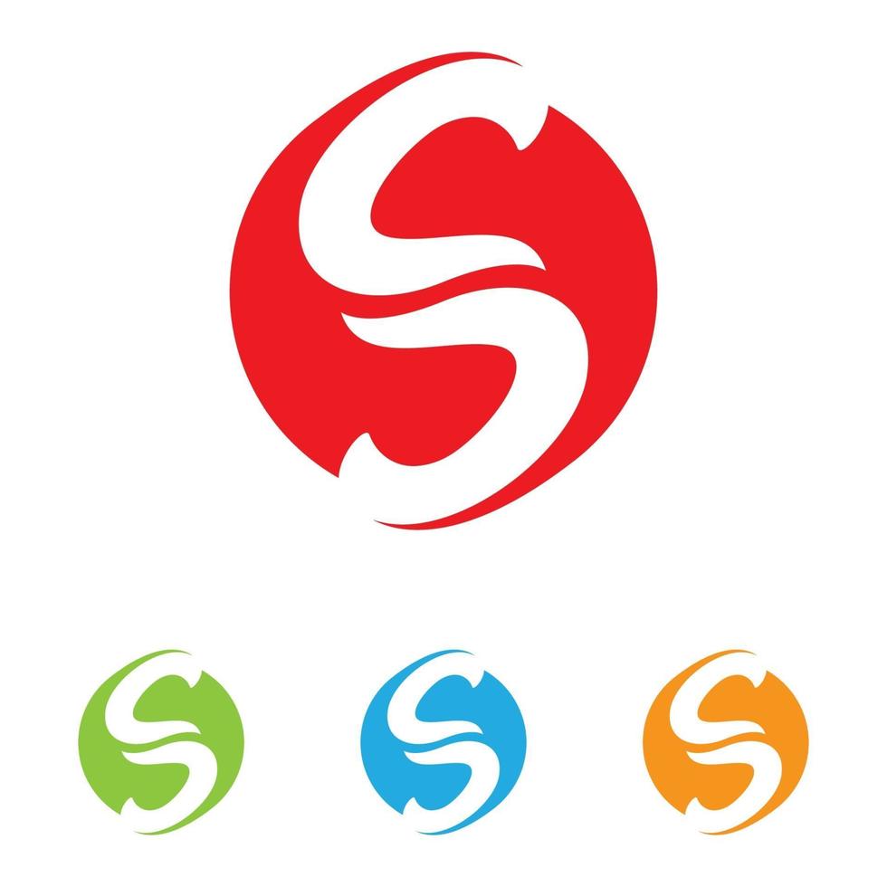 S letter logo design vector Business