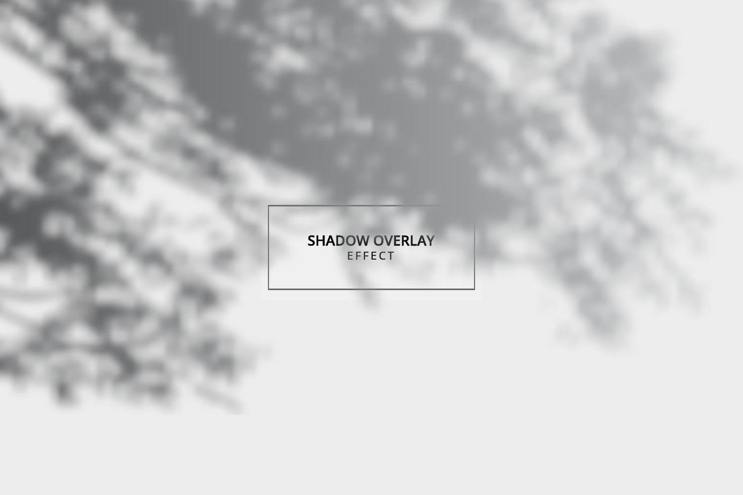 Shadow overlay effect on gray background mockup vector