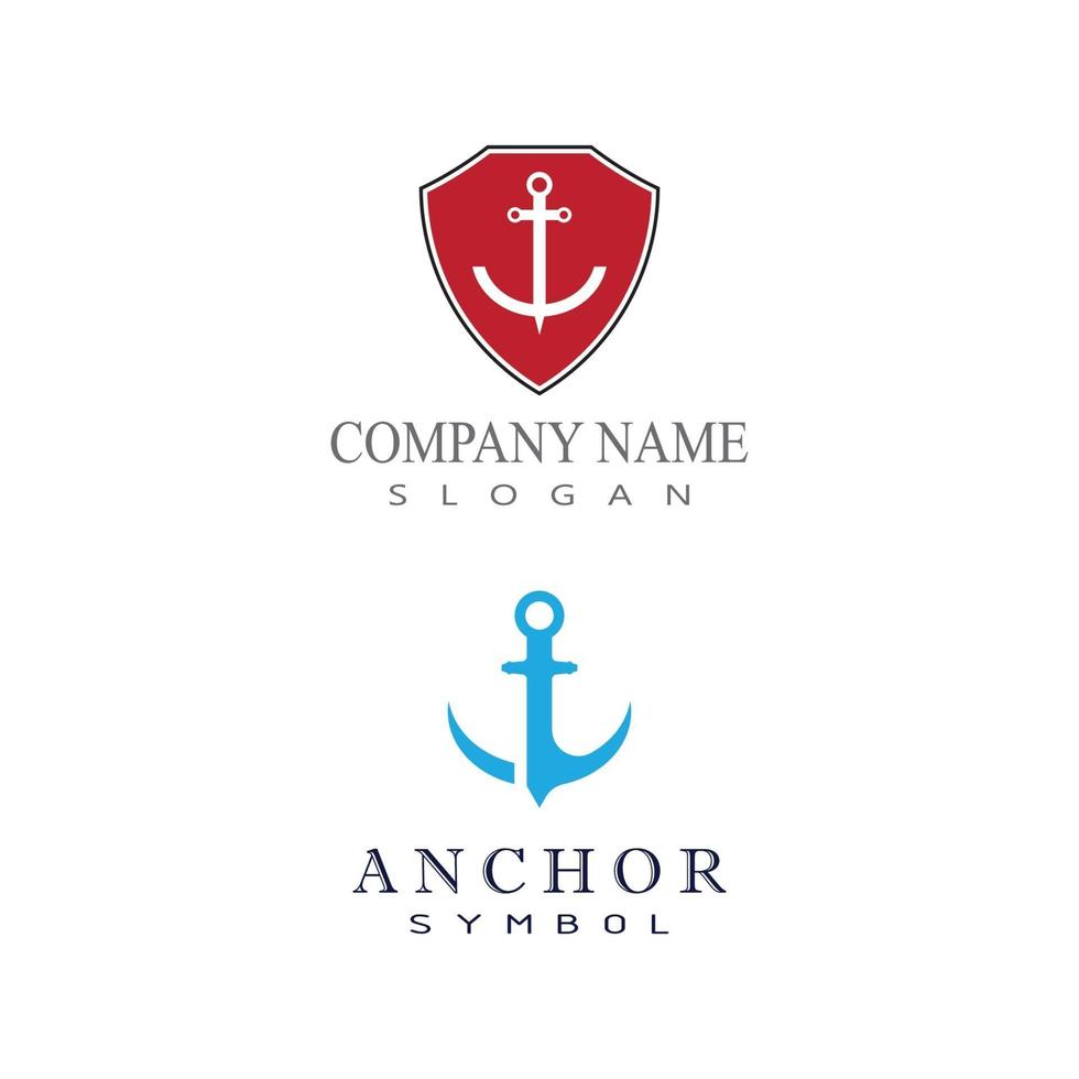 Anchor Logo Template vector symbol design