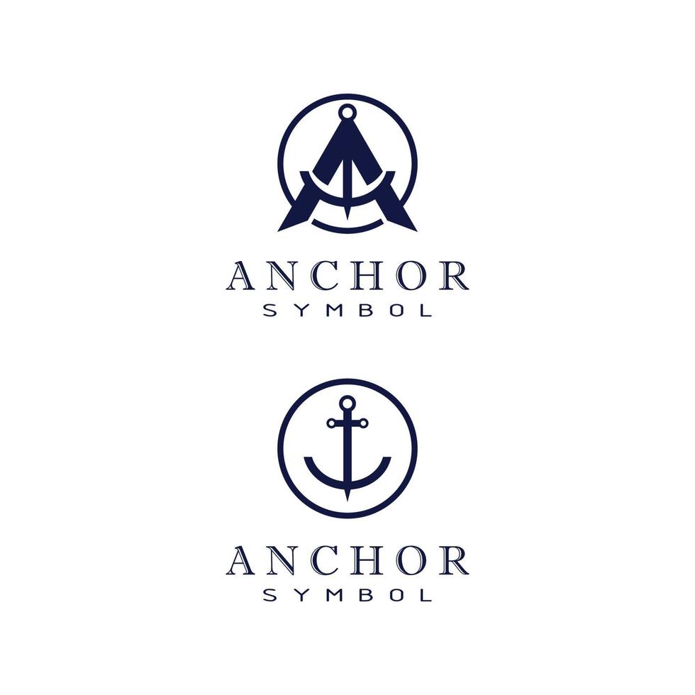 Anchor Logo Template vector symbol design