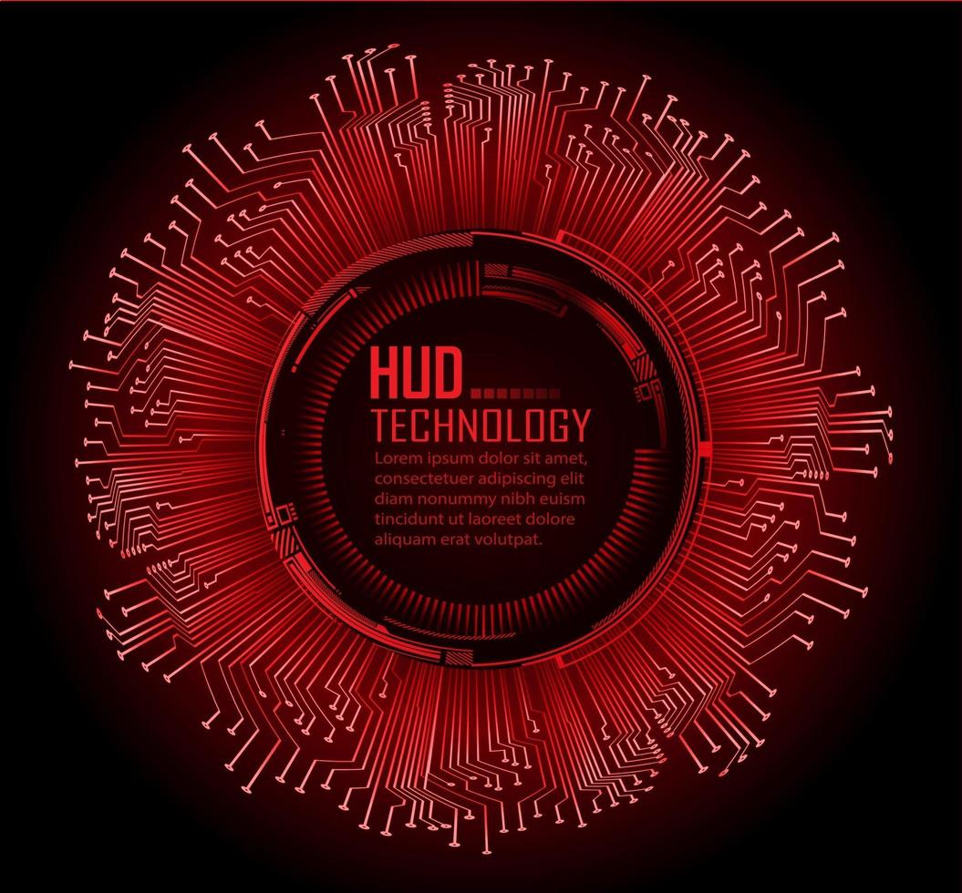 cyber circuit future technology concept background vector