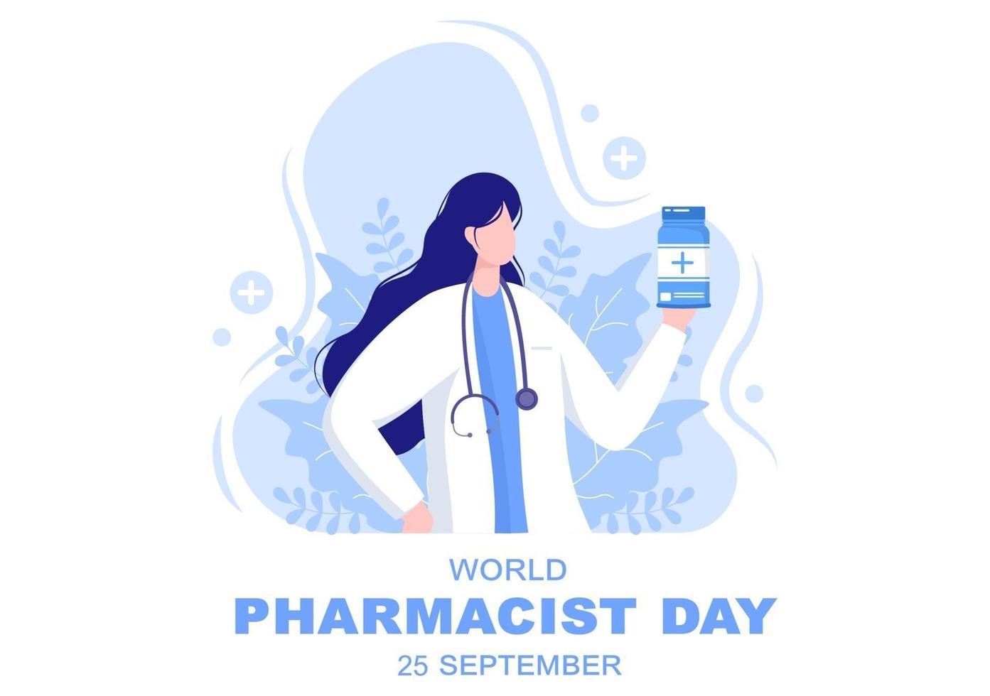 World Pharmacists Day Vector Illustration