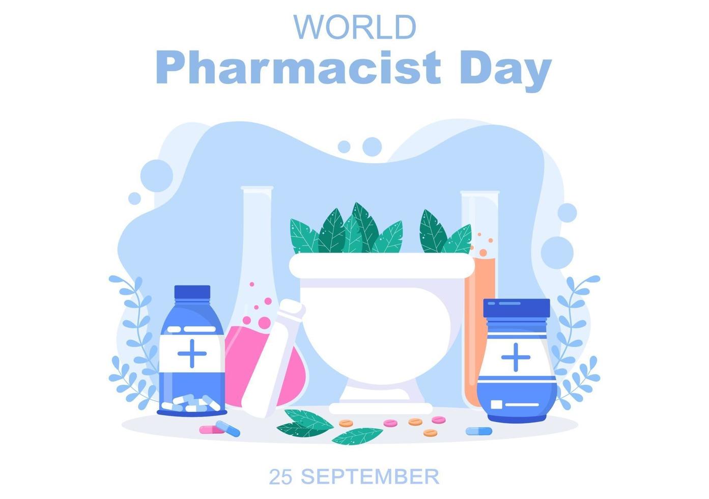 World Pharmacists Day Vector Illustration