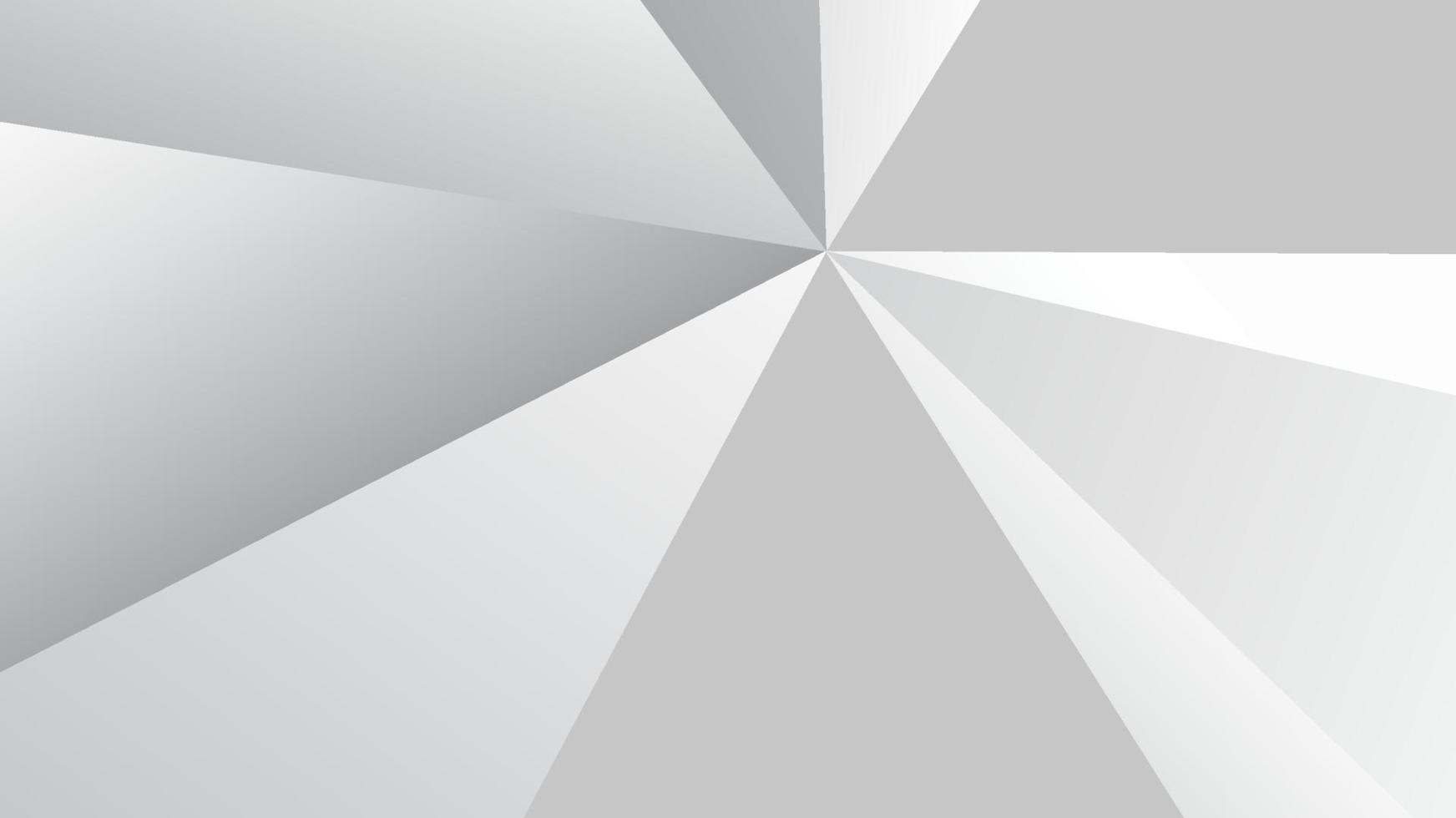 Abstract geometric white and gray color background vector