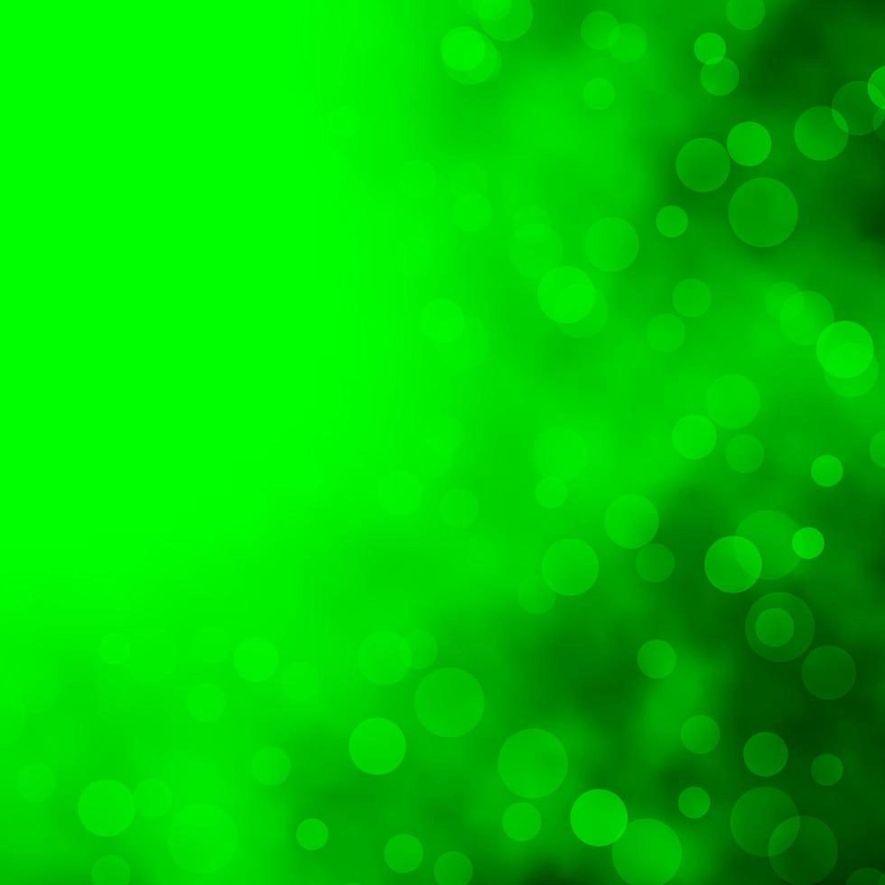 Light Green vector background with spots.