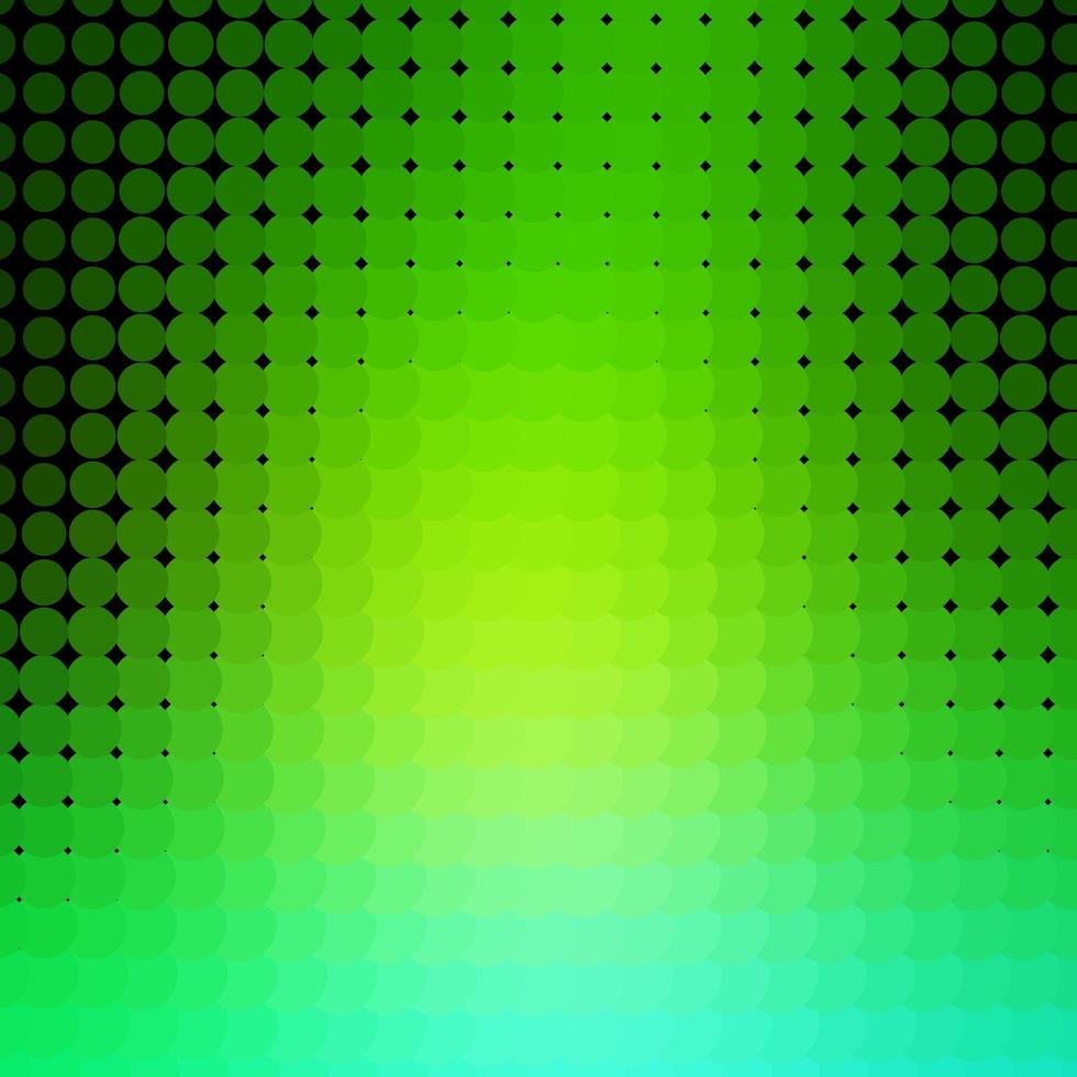 Light Green vector background with circles.