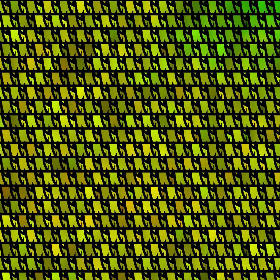 Light Green, Yellow vector pattern with polygonal style.
