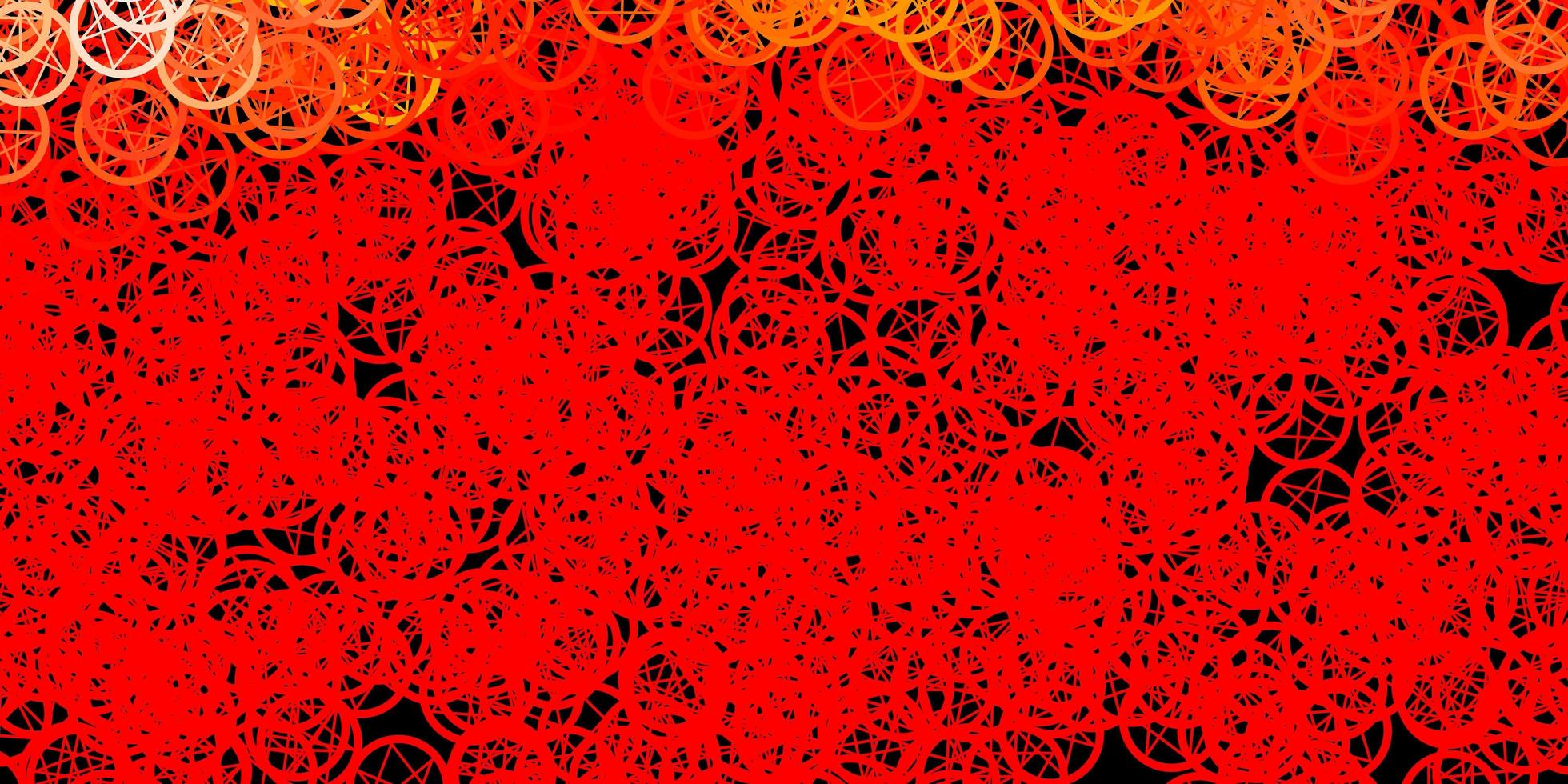 Dark Red vector backdrop with mystery symbols.
