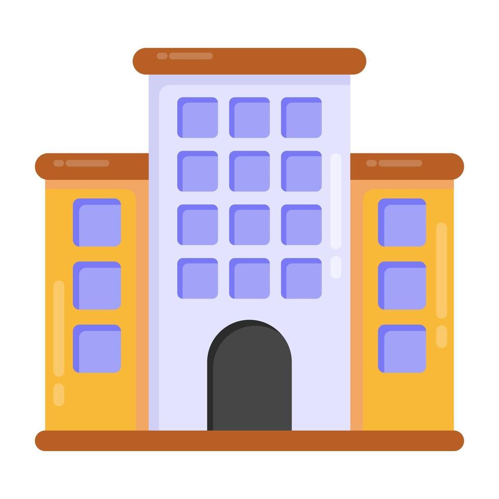 Office Scenario Concept vector