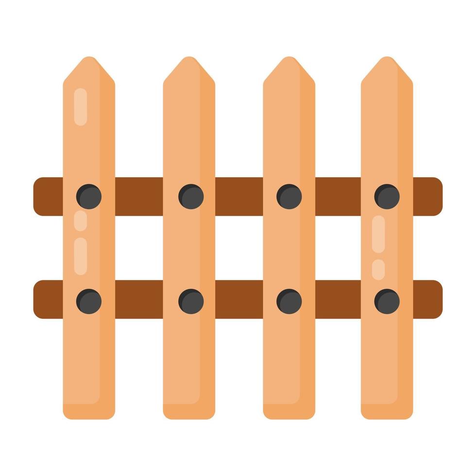 Picket Fence and Railing vector
