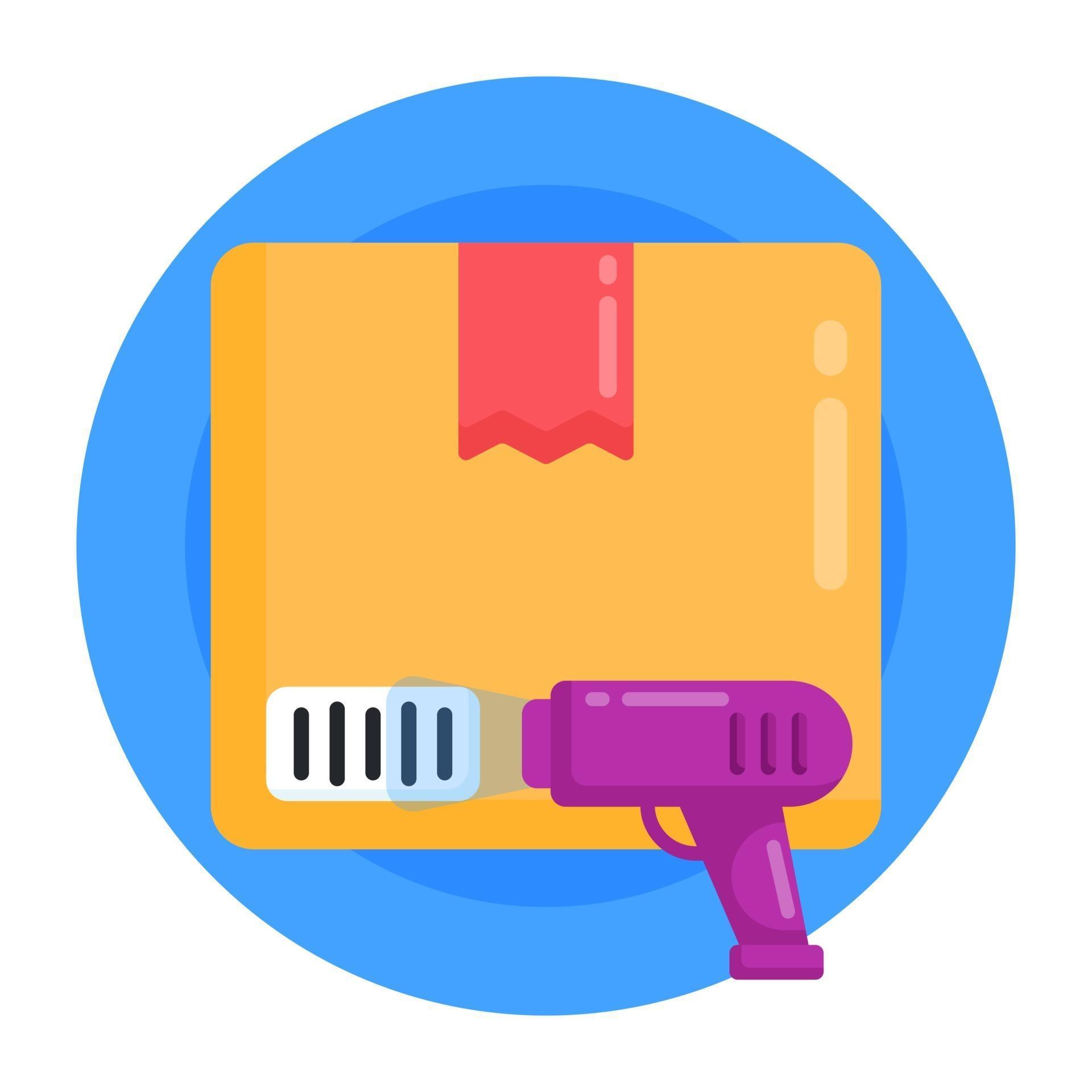 Cube Codebar Scanner Vector Image Bar code Scanning 3052636 Vector Art at Vecteezy