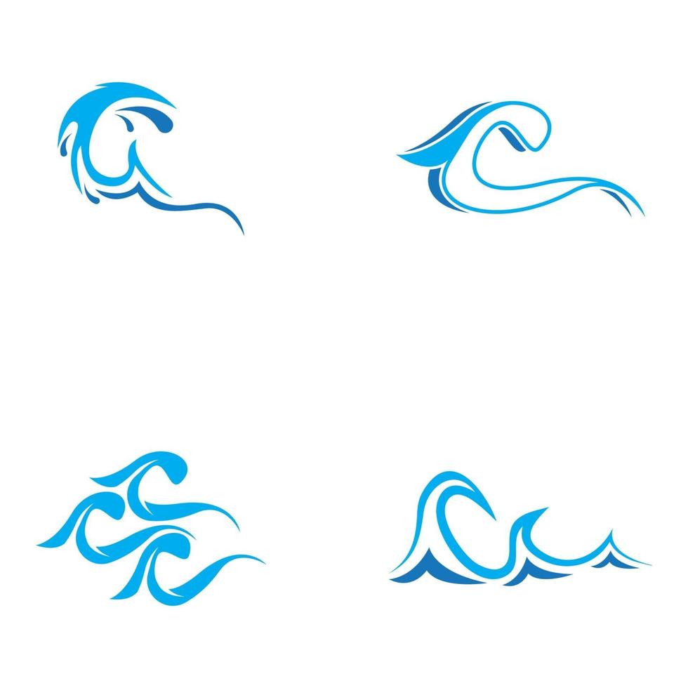 Water wave icon vector illustration