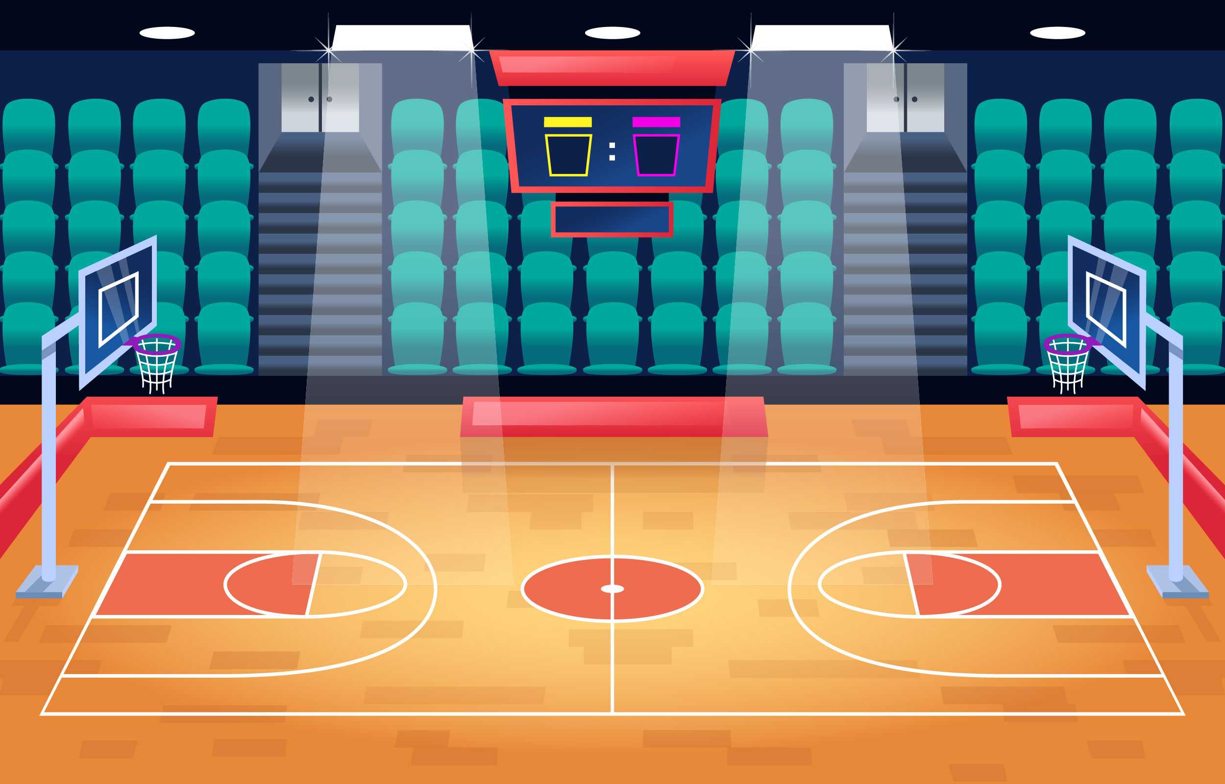 Basketball Court Animated