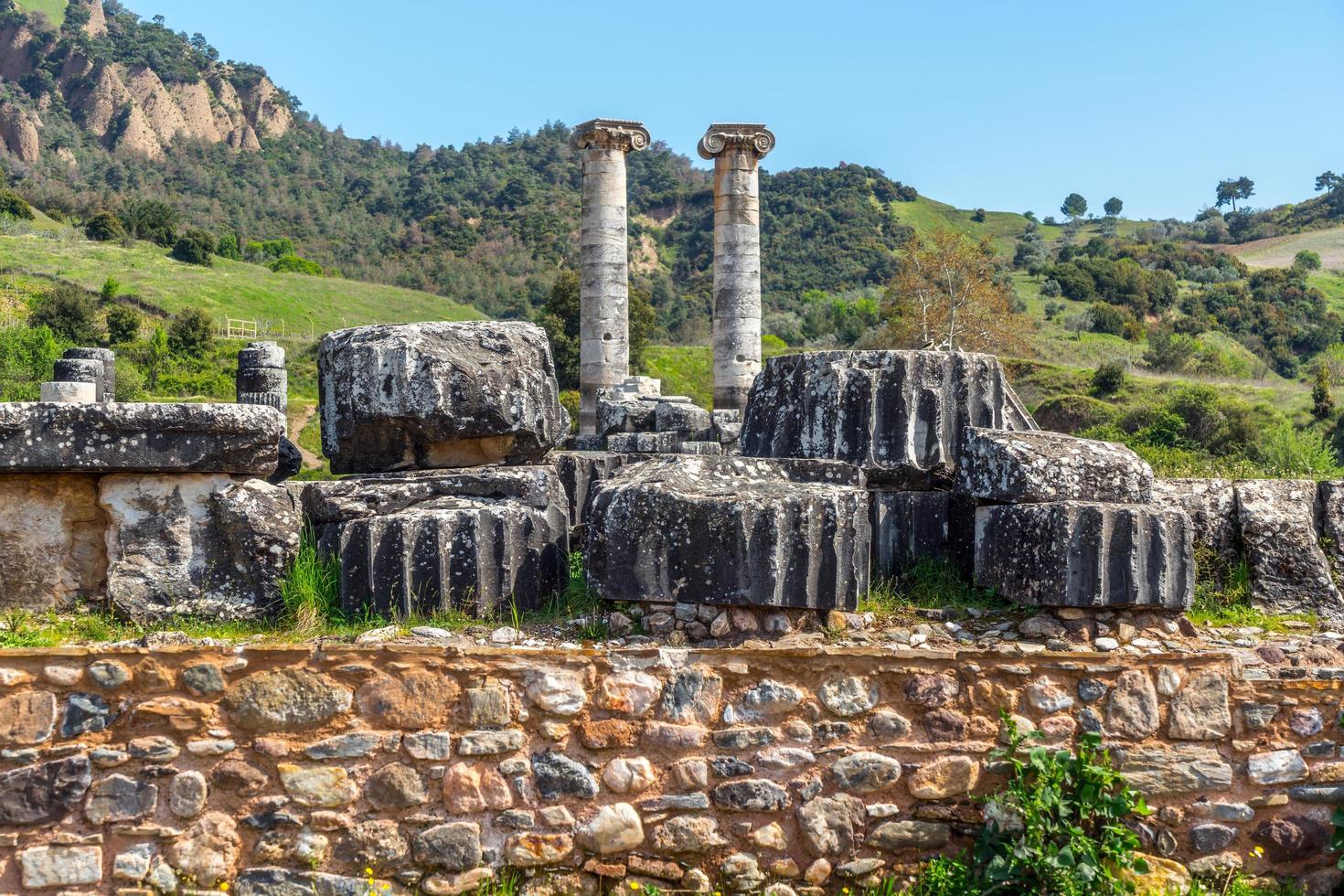 antiguo turismo histórico lugar sardes artemis foto